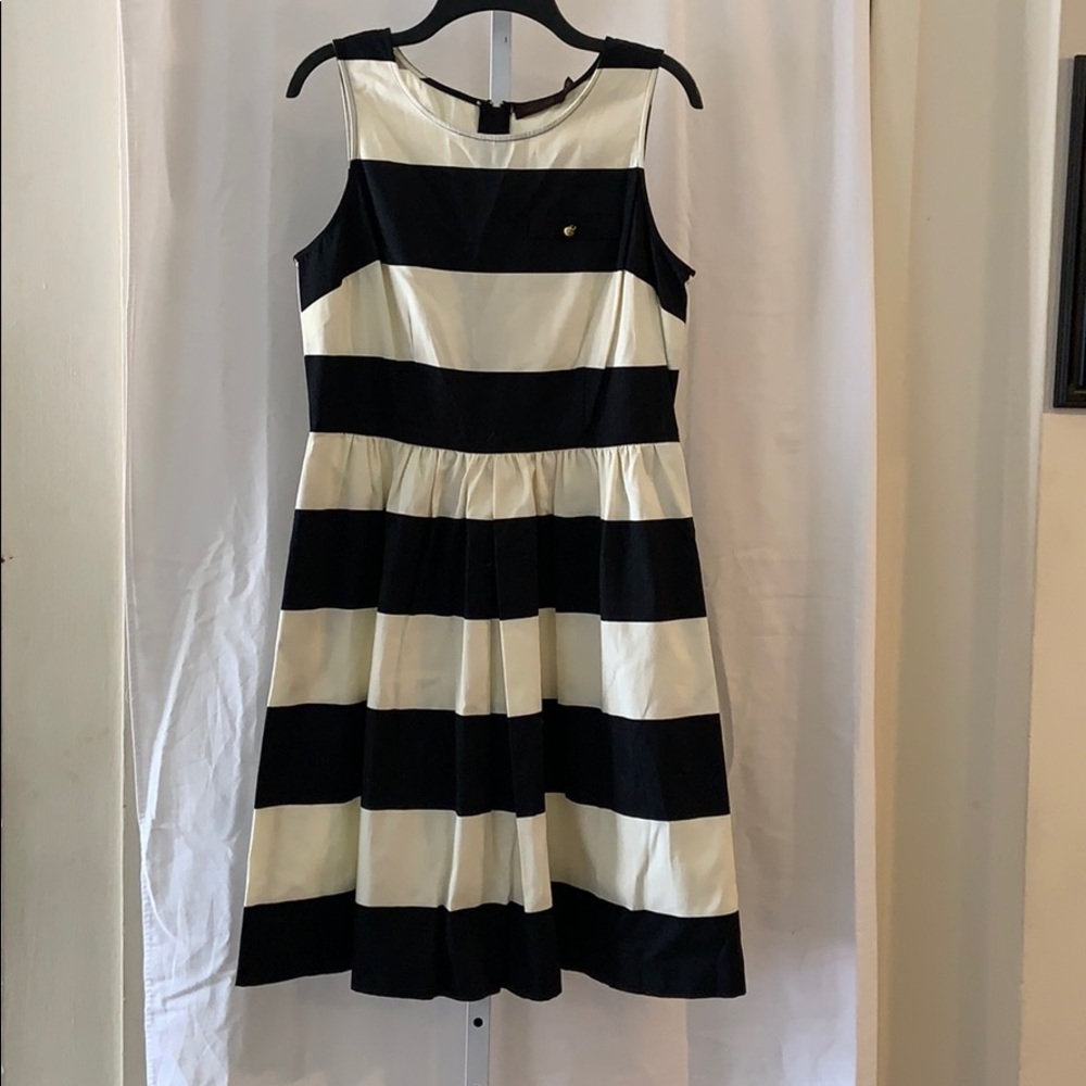 Beautiful Black and Cream Nautical Dress